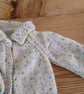 Handmade baby cardigan, hat and bootees set for 0-3 months. - Image 4