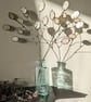 Stained Glass Flowers, Honesty Tiffany Suncatcher, Glass Flower Seeds on Stem - Image 10
