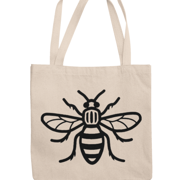 Manchester Bee Tote Bag - Plain Bee