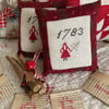 1783 Santa Cross stitch decoration 