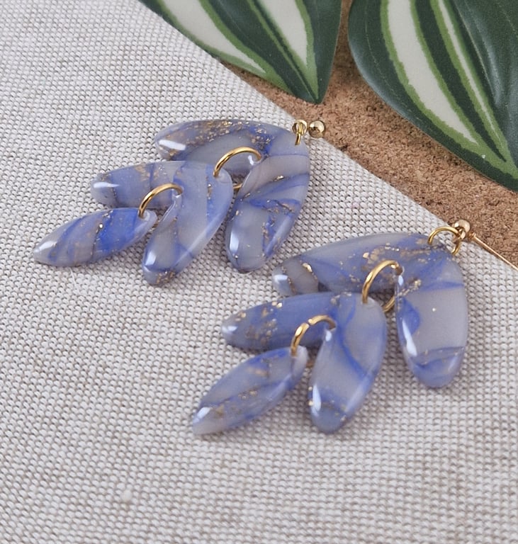 Polymer Clay Earrings: Pretty Pastels