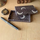 'Gardener's Moon' - A handmade, ultra-thin, necklace gift box (Code: NBGBGM)