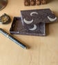 'Gardener's Moon' - A handmade, ultra-thin, necklace gift box (Code: NBGBGM)