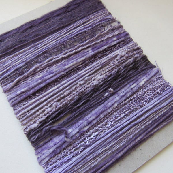 Large Dark Alkanet Natural Dye Slate Purple Textured Thread Pack