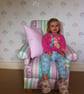 Children's Armchair Balmoral Duck Egg Tartan Check Kids Chair Girls Boys Seat - Image 4