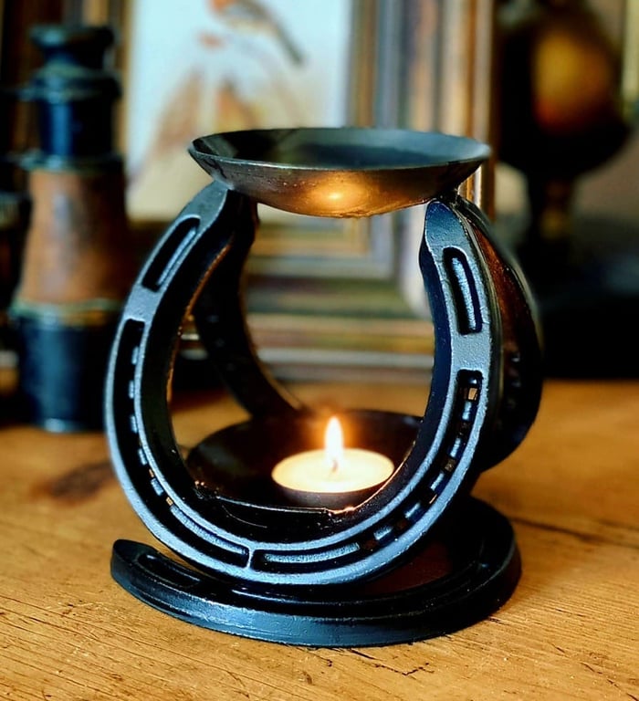Unique and Beautiful wax melts made from horseshoes