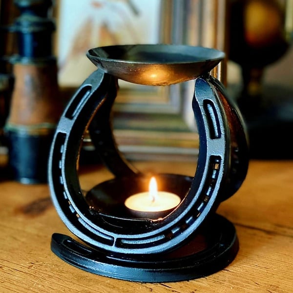 Unique and Beautiful wax melts made from horseshoes