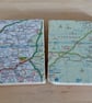 Natural Stone 'Map' Coasters - Image 1