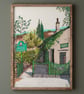 Grasmere Gingerbread Shop Print - Lake District Illustration - Cumbria Wall Art - Image 5