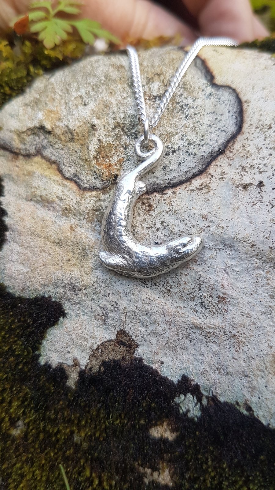 Otter Diving Necklace