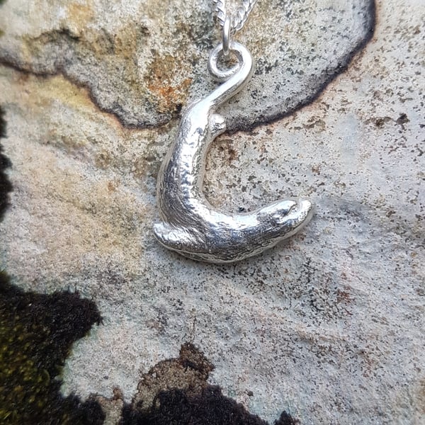 Otter Diving Necklace