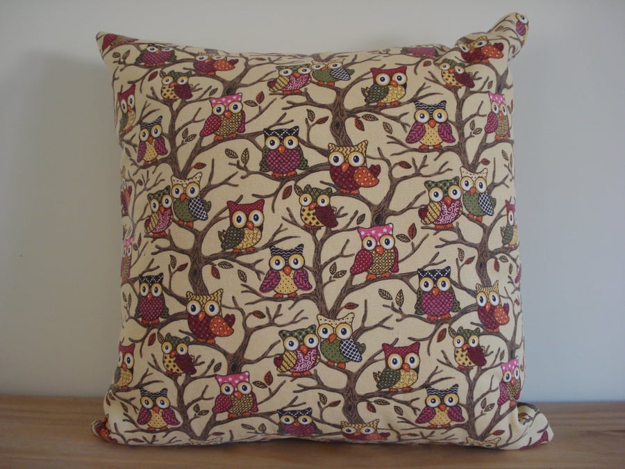 Owl Cushion Cover