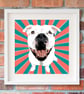 Custom pet portrait commission - Dog portrait commission - Bespoke dog art