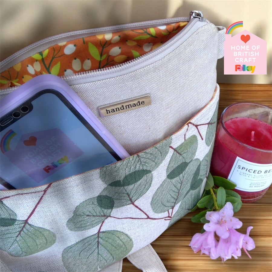 Pretty Leaf Cross Body Bag