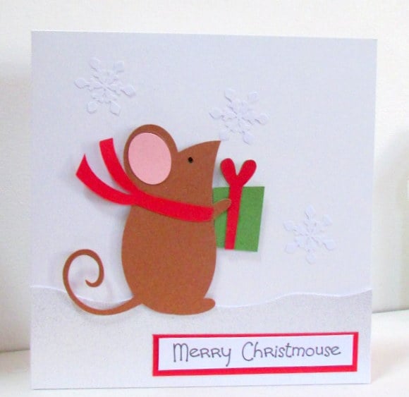 Happy Christmouse Christmas Mouse Card