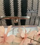 Handmade mesh crossbody bag 