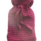 Handmade Crochet Hot Water Bottle Cover