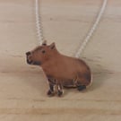 Copper Capybara Necklace (SKU201025)