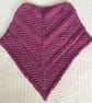Cowl, Scarf, Neckwarmer, or Kerchief Cowl, Handspun, Knitted, Pink Merino  - Image 5