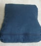 Tempur Original Travel Neck Pillow Cover Orthopaedic Brushed Cotton Navy Blue - Image 7