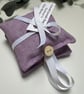 Lavender Sachets: Set of 2 in Lavender Solid Fabric Design, Handmade, Sleep - Image 4