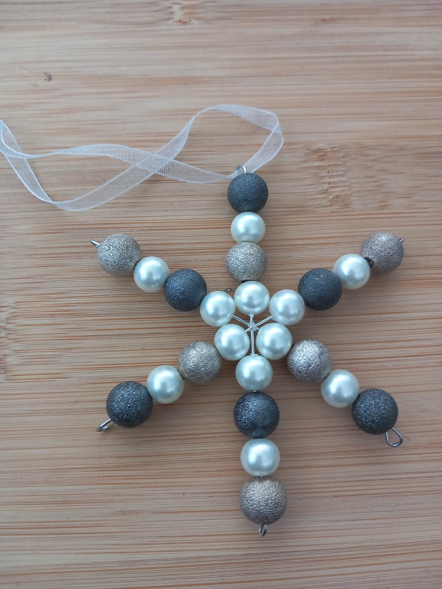 Beaded tree decoration