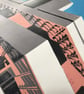 National Theatre Linocut - Image 4