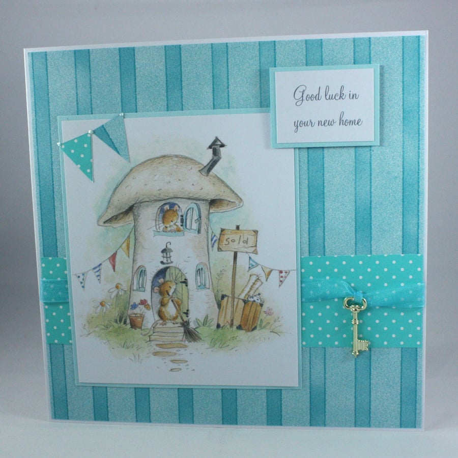 Handmade new home card