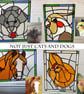 Your Pet in Stained Glass - Custom Stained Glass Pet Portrait - Image 5