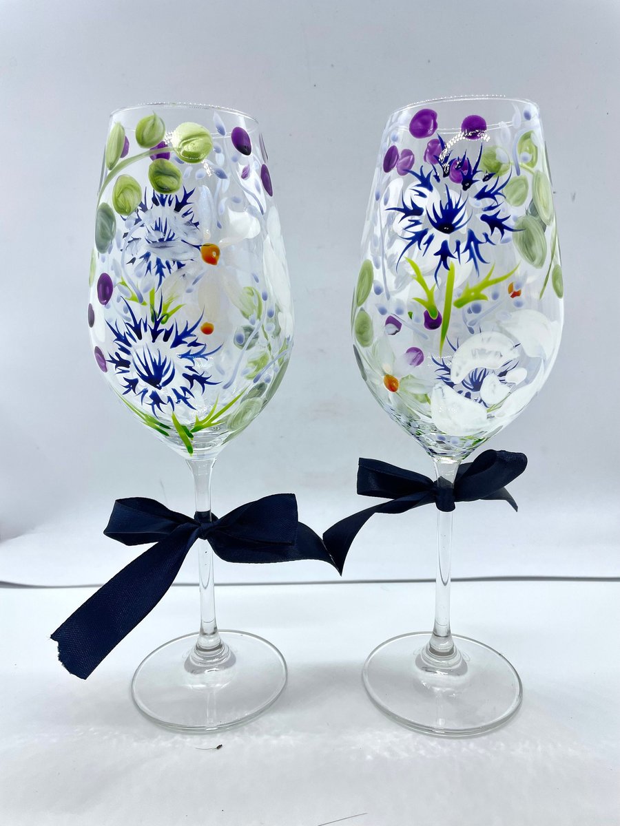 Hand painted glasses new arrivals