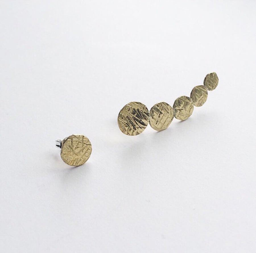 Brass Meadow Earcrawler and Stud