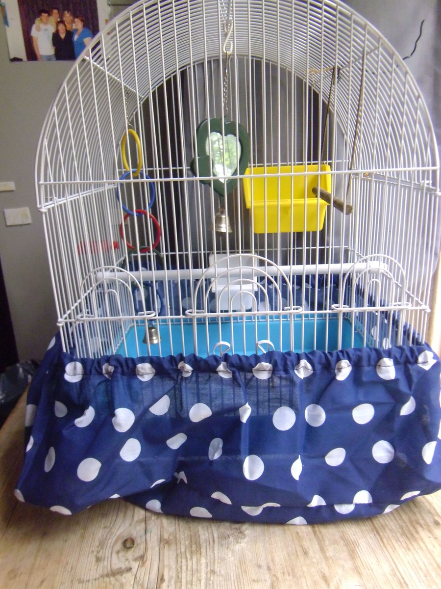 Small bird cage tidy Folksy