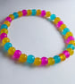 Pan Pride Glass Bead Bracelet - Image 2