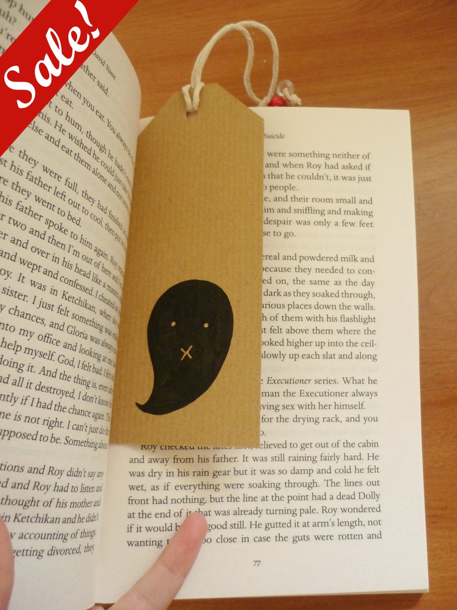 Sale - 50% off! - Ghostie Bookmark
