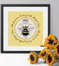 Personalised Print Bee's Knees, gift for her - Image 3