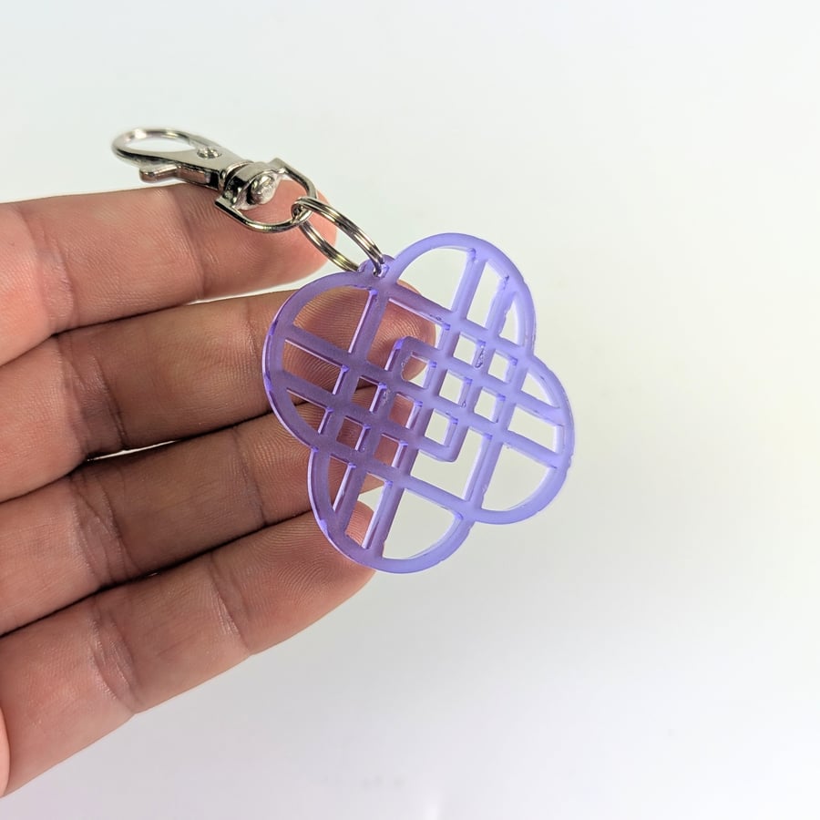 Huntrix Kpop Demon Hunters keyring symbol acrylic, kpop film, huntrix saja boys