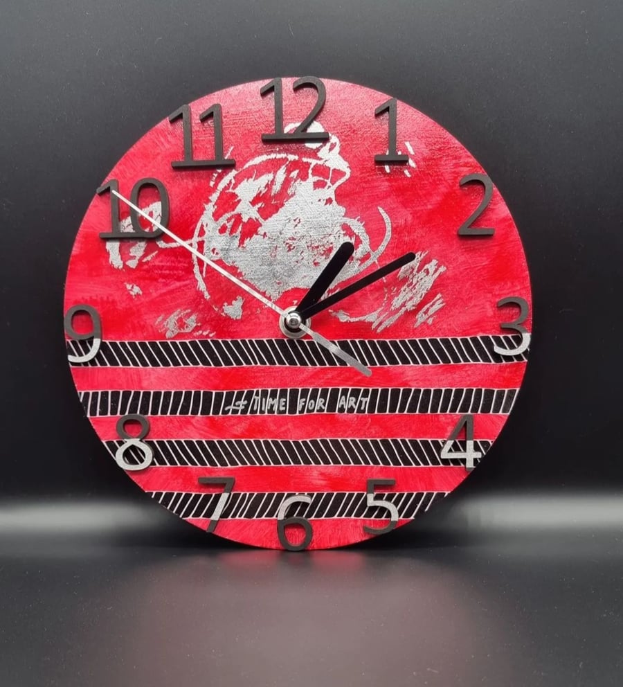 Handmade wall clock