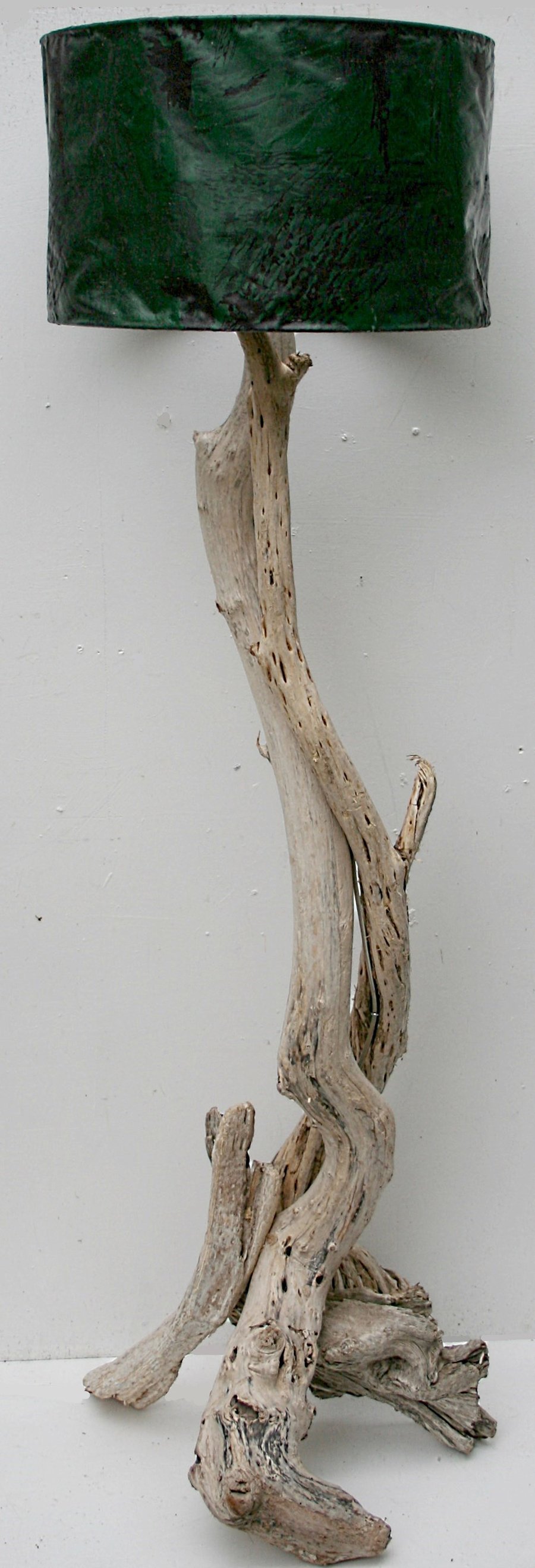 Driftwood Floor Standing Lamp, Drift Wood Floor Lamp, Driftwood standard lamp