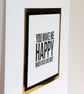 C2925 - Handmade Card - You make me happy .... - Image 2