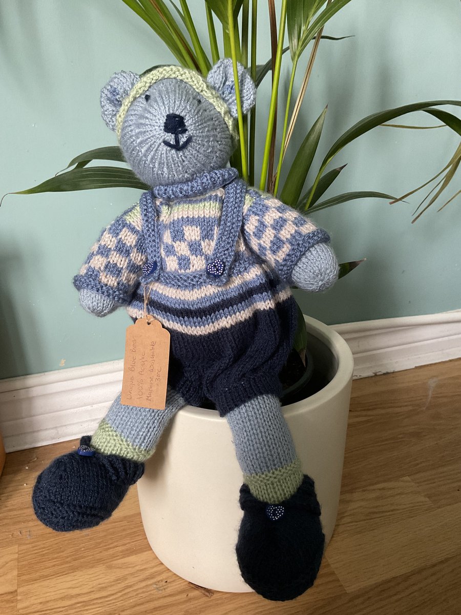 Hand knitted Teddy Bear