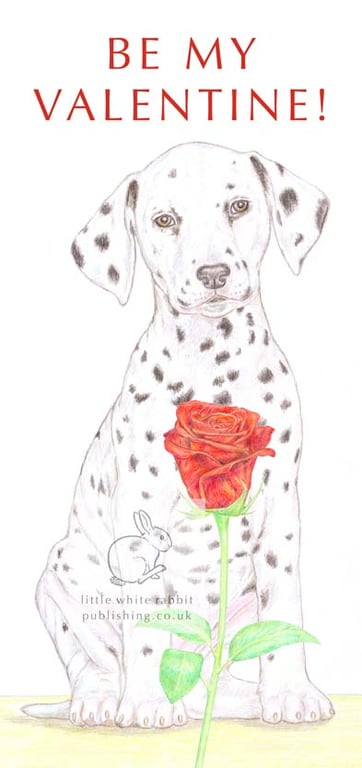 Dot the Dalmatian - Valentine Card