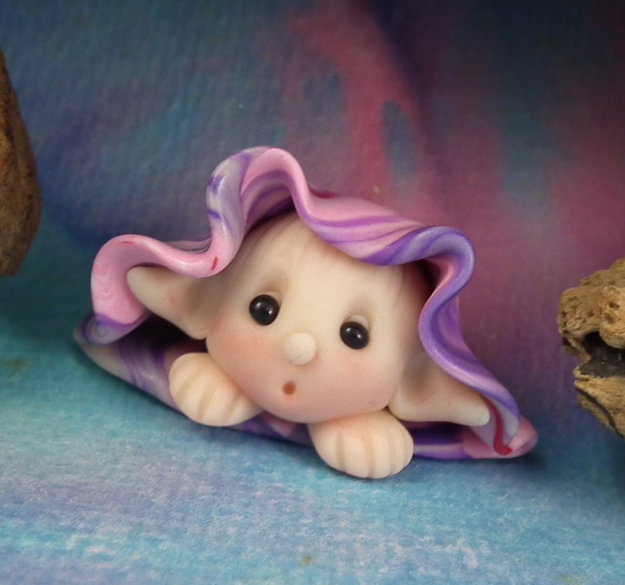 Original Squat Gnome 'Nancie' 1" OOAK Sculpt Ann Galvin