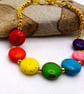Rainbow Howlite Gemstone  Bracelet - Image 5