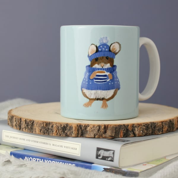 Mothers Day  gift set Mug Coaster Card cute mouse