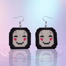No Face Inspired Unique Earrings