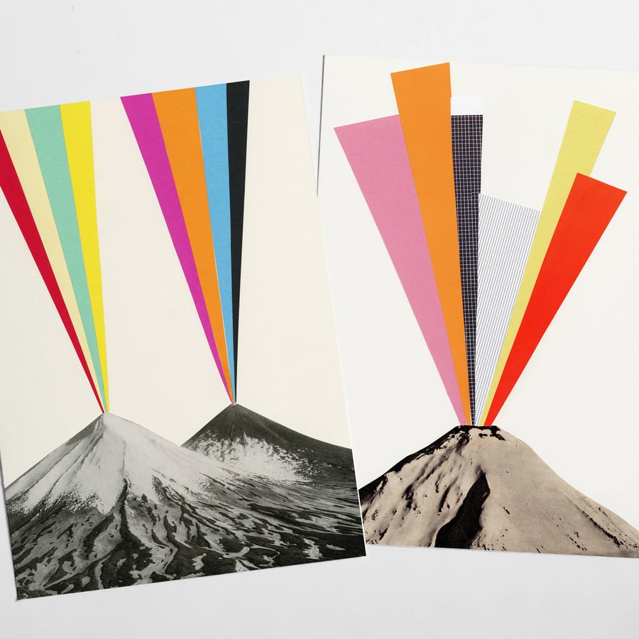 Mountain Postcard Set - Volcanos