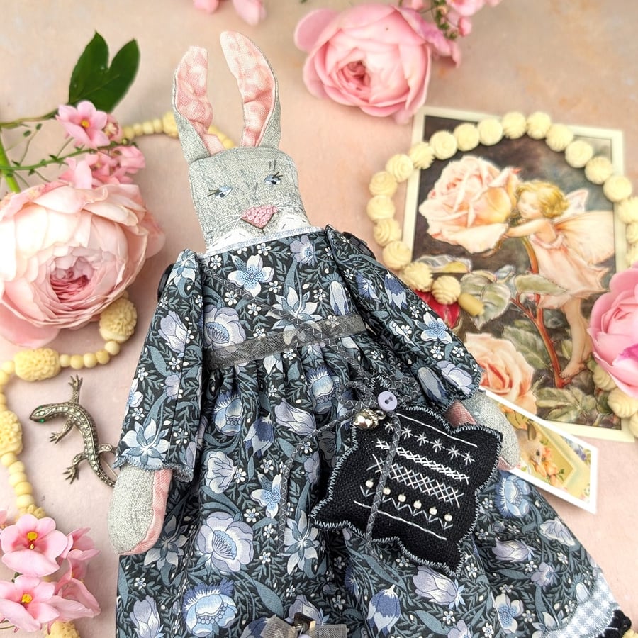 Nell, a Bunny in Liberty Poplin