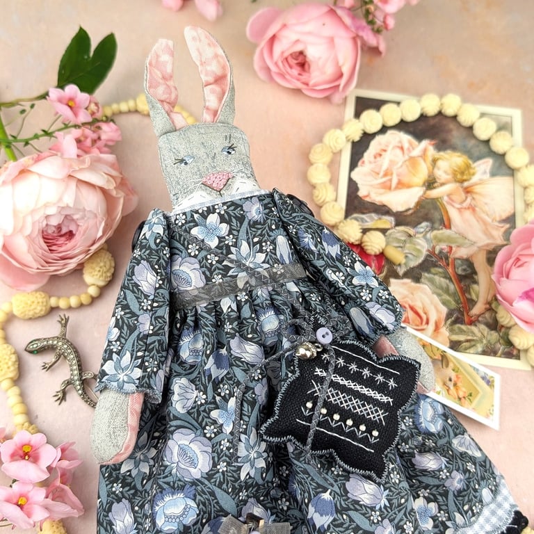 Nell, a Bunny in Liberty Poplin