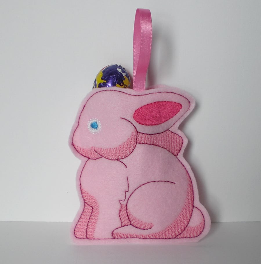 Bunny hanging treat or gift bag