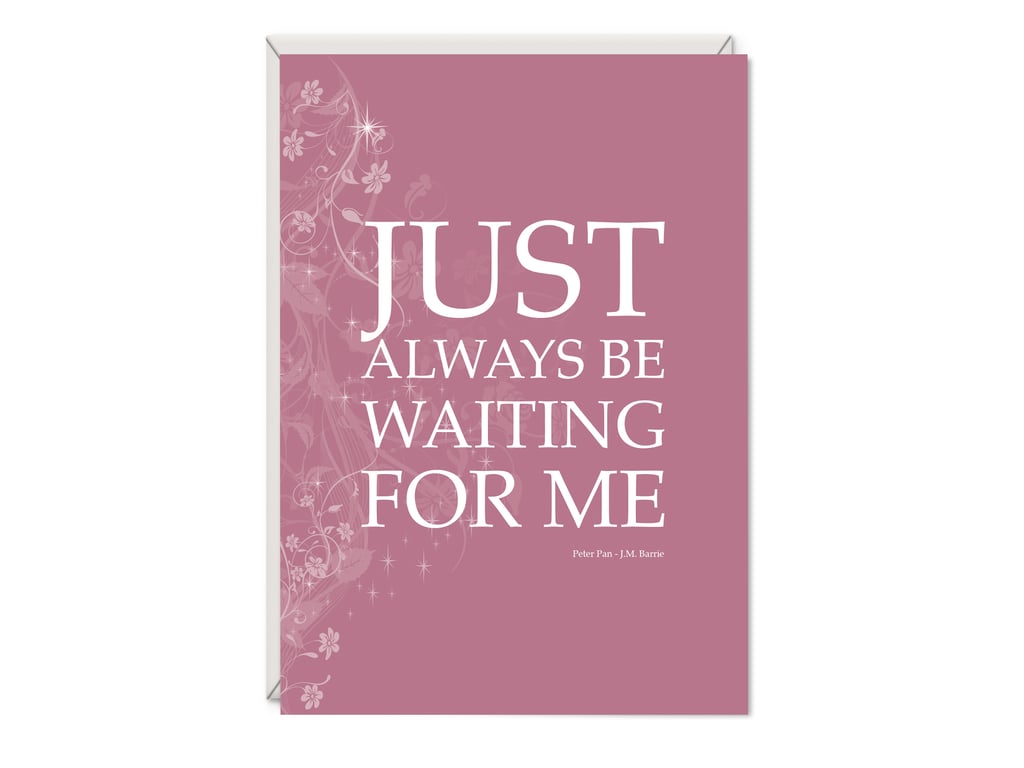 Peter Pan 'Waiting for Me' Greetings Card